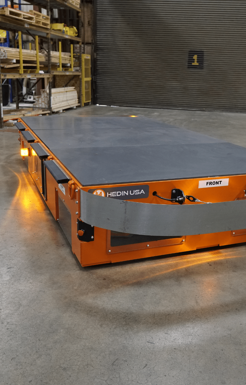 AGV Flatbed transporter from Hedin USA